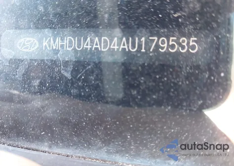 2010 Hyundai Elantra Gls from USA, damaged, VIN KMHDU4AD4AU179535